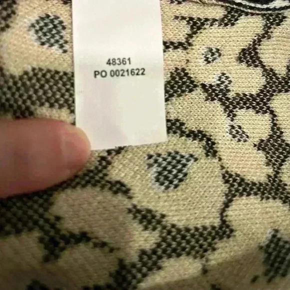 Chadwicks of Boston Leopard Cardigan Button Up Long Sleeve Sweater Top Size L - Picture 4 of 8